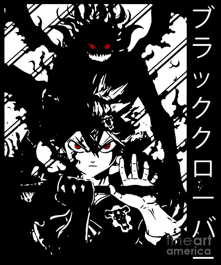 Black Clover Anime Photo Art Asta Drawing By Anime Art Fine Art America 