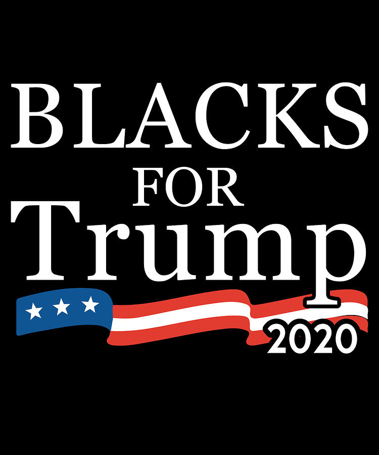 Black Conservatives For Trump 2020 Digital Art by Flippin Sweet Gear