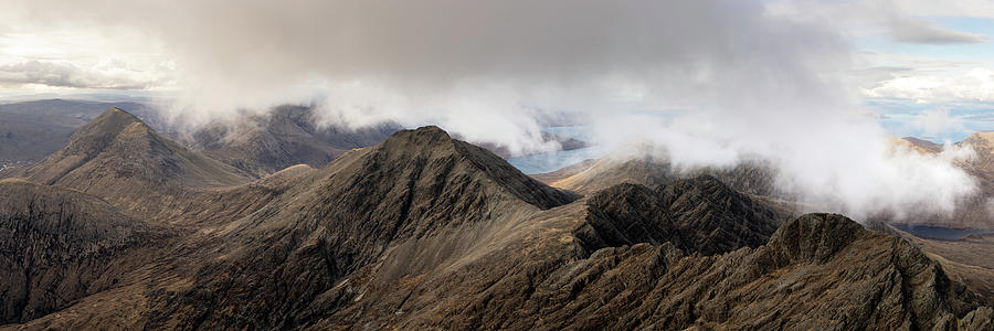 Black Cuillin ridge mountain range Isle of Skye 2 Photograph by Sonny Ryse