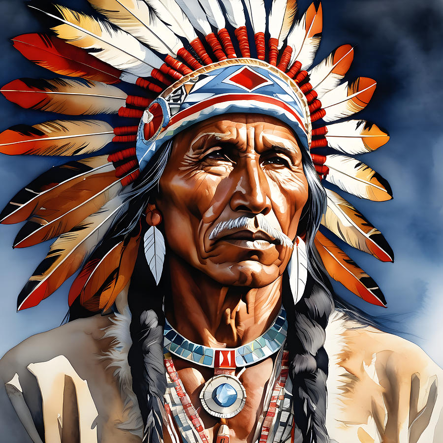 Black Elk - Oglala Lakota Digital Art by Bob Smerecki - Fine Art America