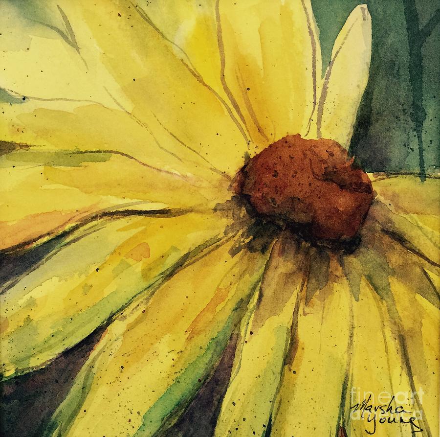 Black Eyed Susan Painting by Marsha Young