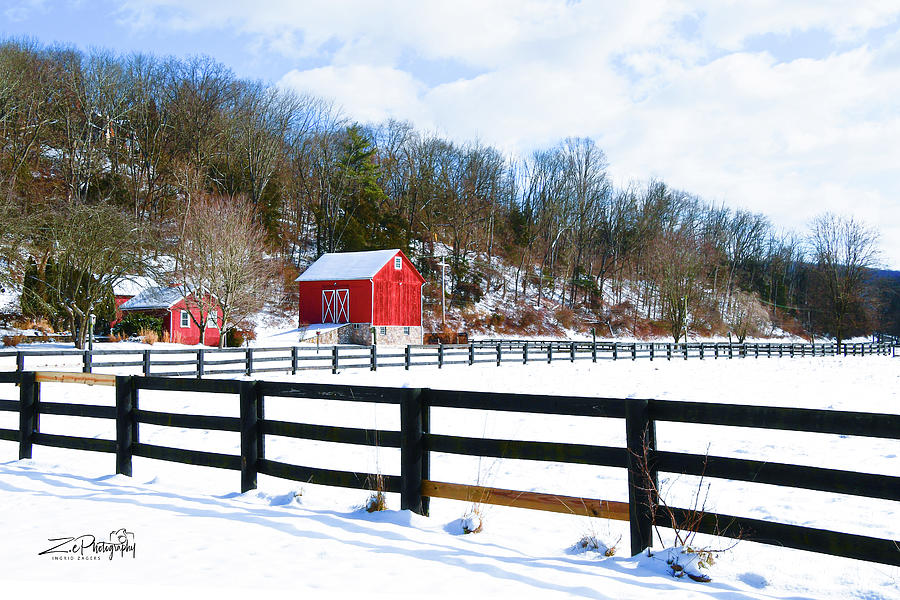 Black Fences and Red Barns Photograph by Ingrid Zagers - Fine Art America