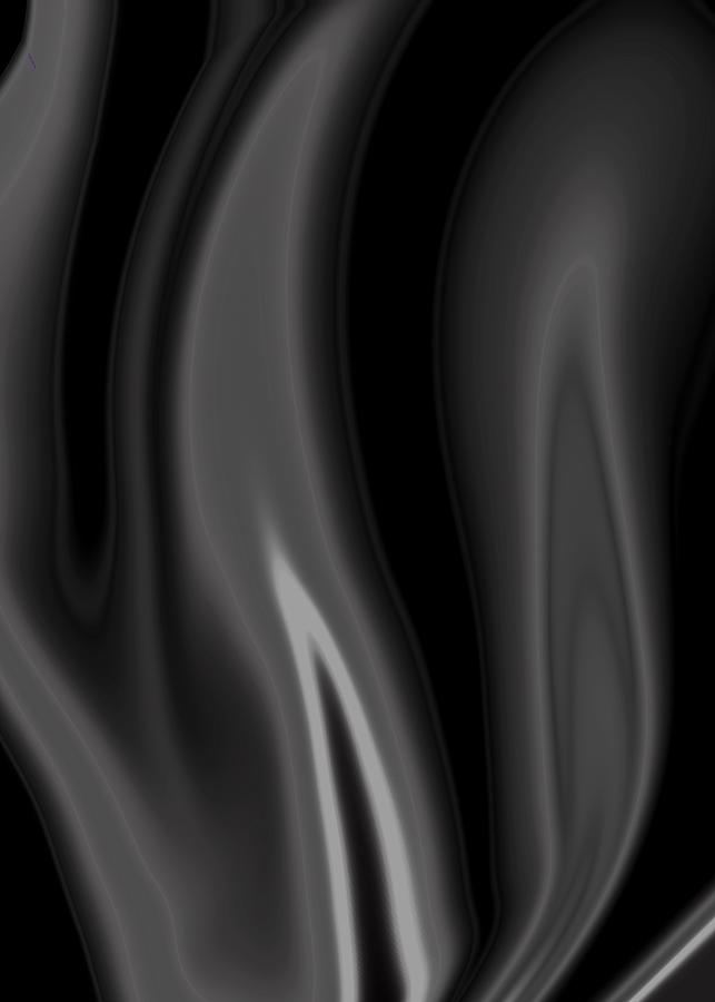 Black Flame Digital Art by Michelle Hoffmann - Fine Art America