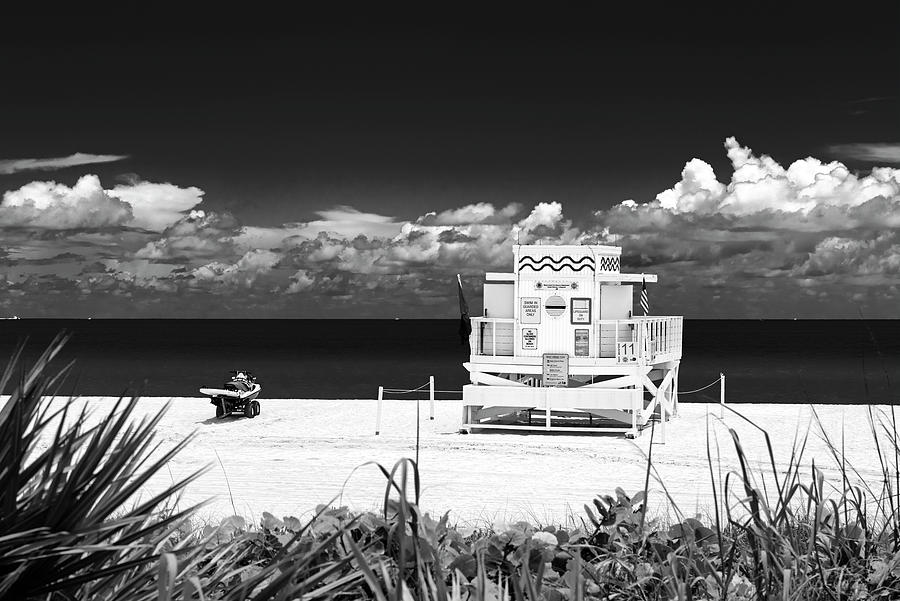 Black Florida Series - Baywatch Photograph by Philippe HUGONNARD