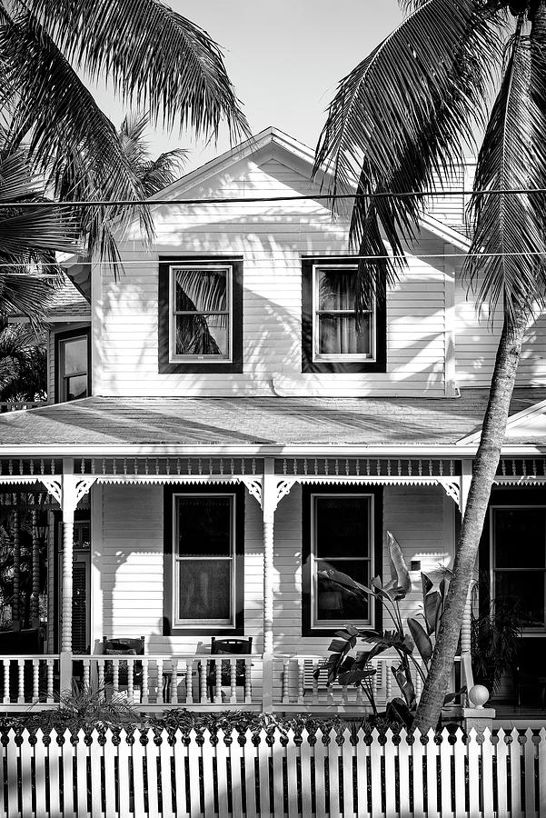Black Florida Series - Colonial Architecture Photograph by Philippe HUGONNARD