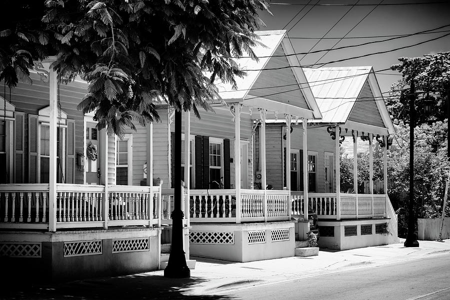 Black Florida Series - Key West Historic old Town Photograph by Philippe HUGONNARD