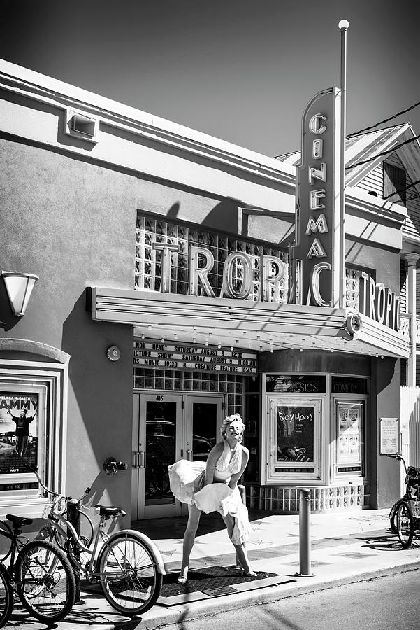 Black Florida Series - Retro Cinema Photograph by Philippe HUGONNARD