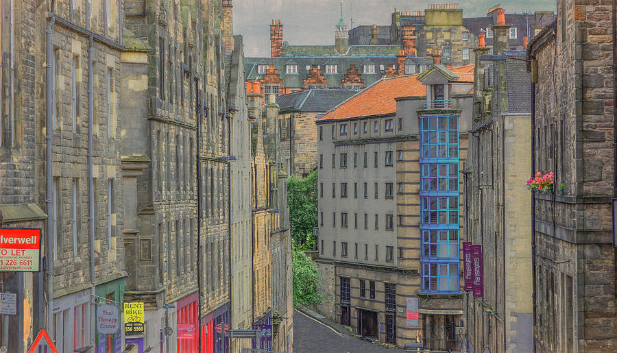 Blackfriars Street Off The Royal Mile, Edinburgh Photograph by Marcy Wielfaert