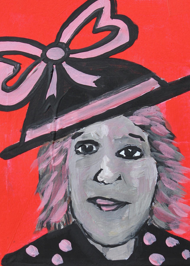 Altered Book Mixed Media - Black Hat with Pink Bow by Janyce Boynton Altered Book Mixed Media - Black Hat with Pink Bow by Janyce Boynton
