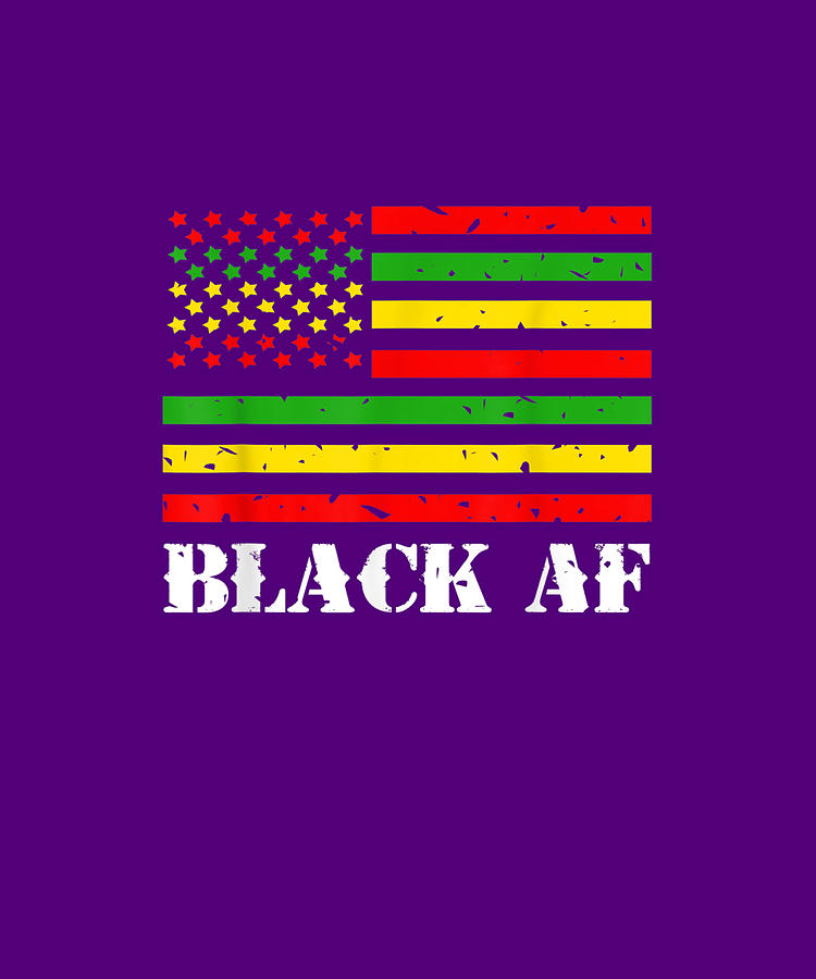 Black History Black Pride African American Flag Black Af Do Tran Quang 