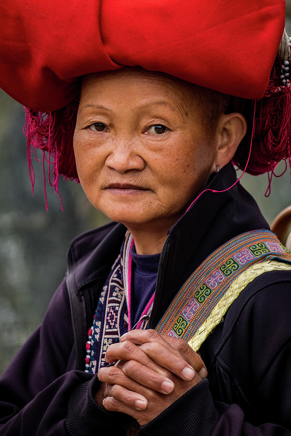 Black Hmong Woman Photograph by Arj Munoz