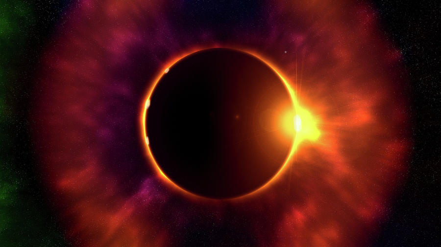 Black Hole Eclipse Photograph by Size X - Fine Art America