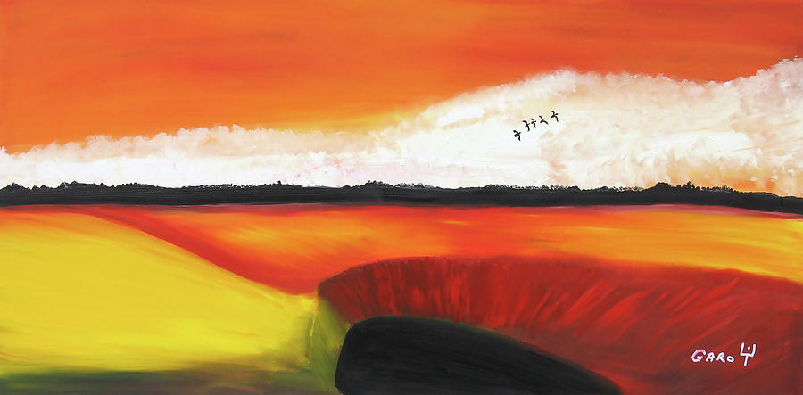 Black Hole Painting by Garo Yepremian