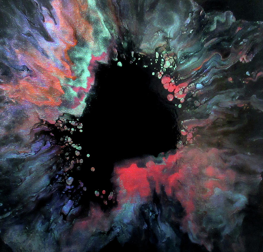 Black Hole Painting By Noreen Berman