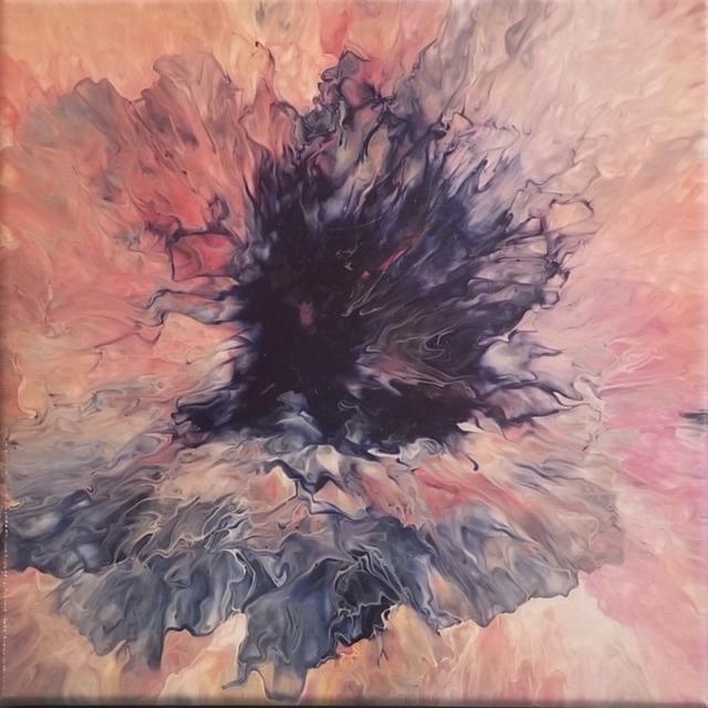 Black Hole Painting by Pour Your heART Out Artworks