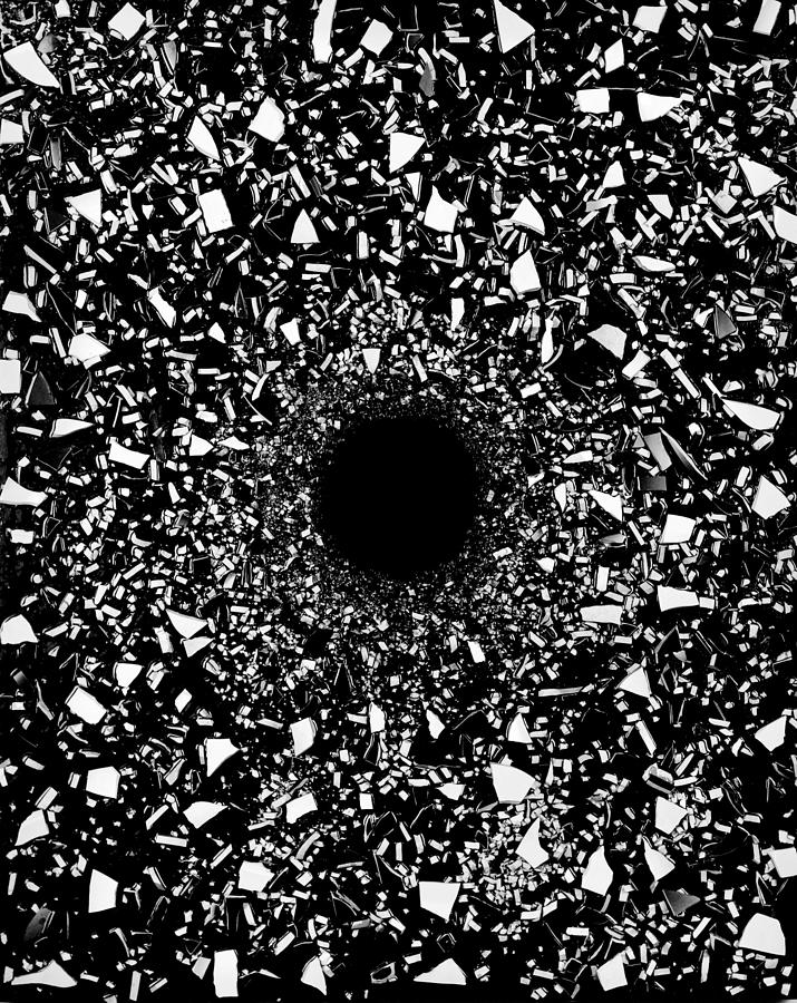 Black Hole Mixed Media by Tony Cepukas