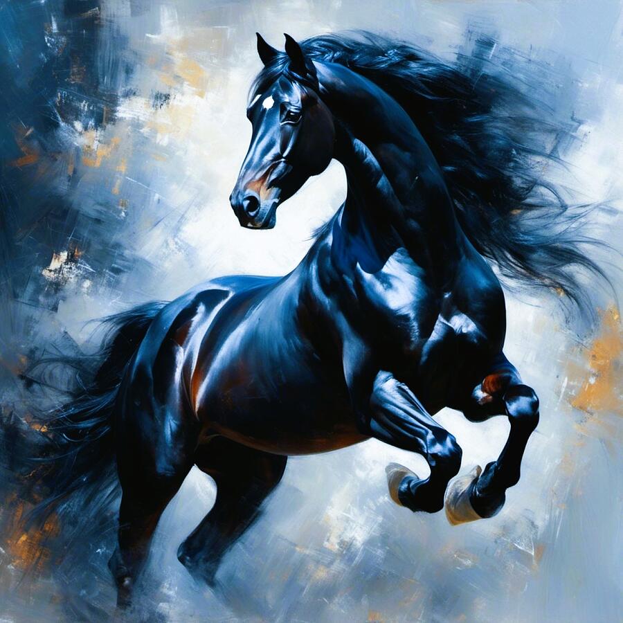 Black Horse Digital Art