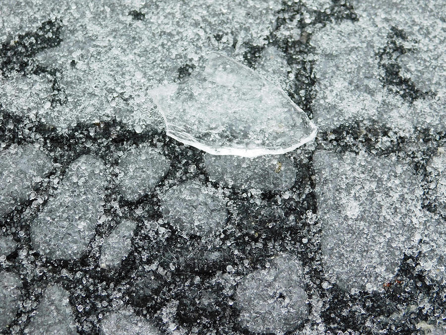 Black Ice On Front Porch Photograph by Emmy Marie Vickers