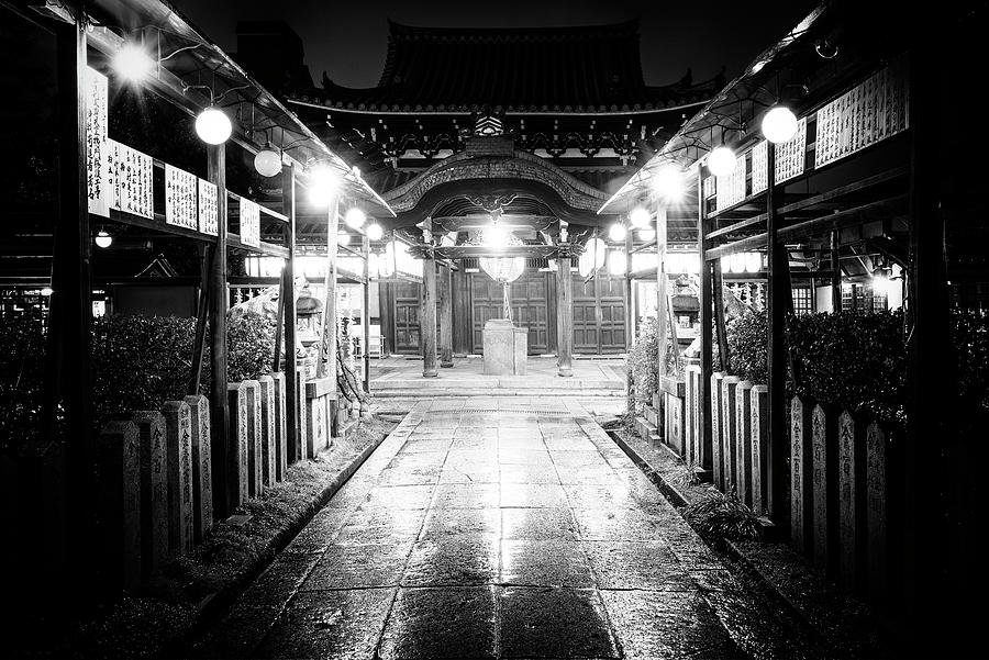 Black Japan Collection - Night Temple Photograph by Philippe HUGONNARD ...