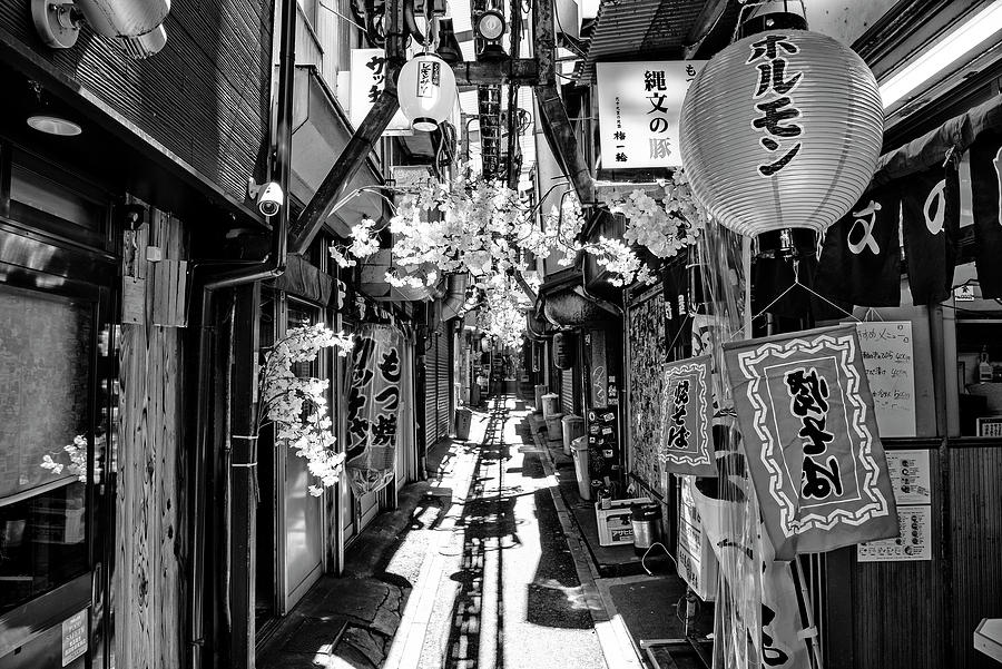 Black Japan Collection - Omoide Yokocho Tokyo Photograph by Philippe HUGONNARD