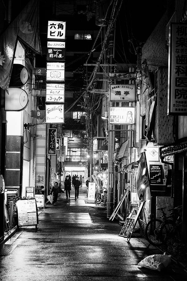 Black Japan Collection - Street Scene I Photograph by Philippe ...