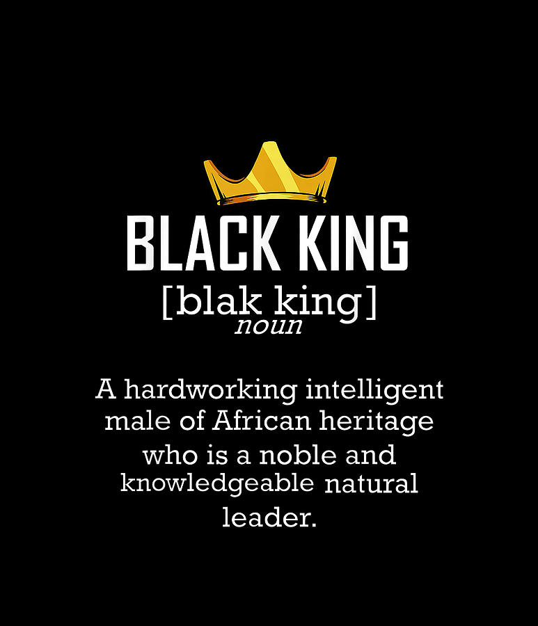 Black King Definition Dashiki African Heritage Graduation Digital Art ...