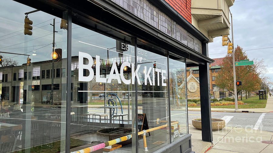 Black Kite Coffee Shop Toledo Ohio 4371 Photograph by Jack Schultz