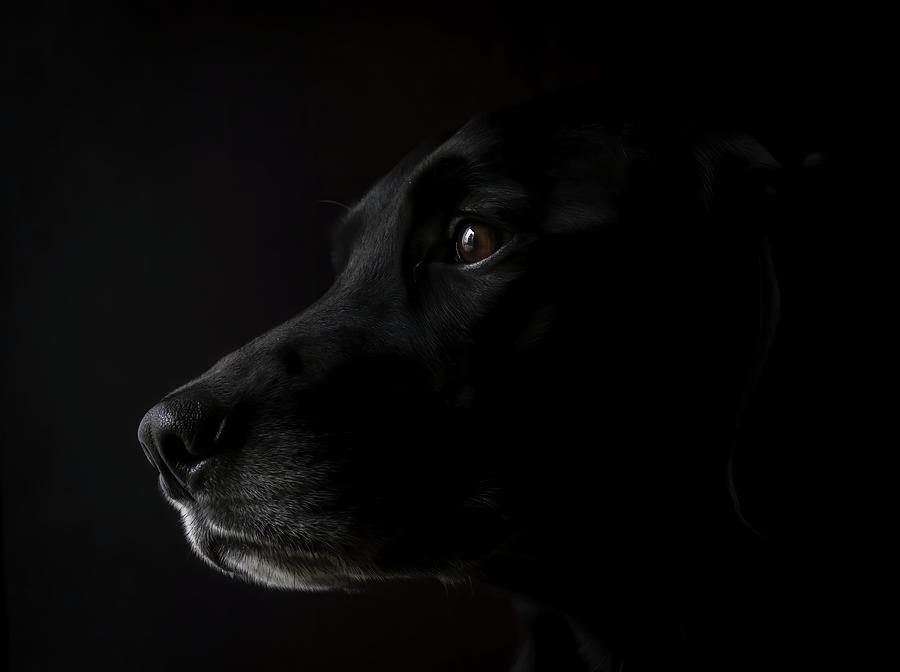 Black Lab Photograph by Holly Ross