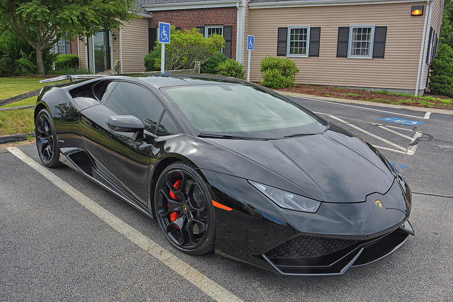 Black Lamborghini Photograph by Mike Martin - Pixels