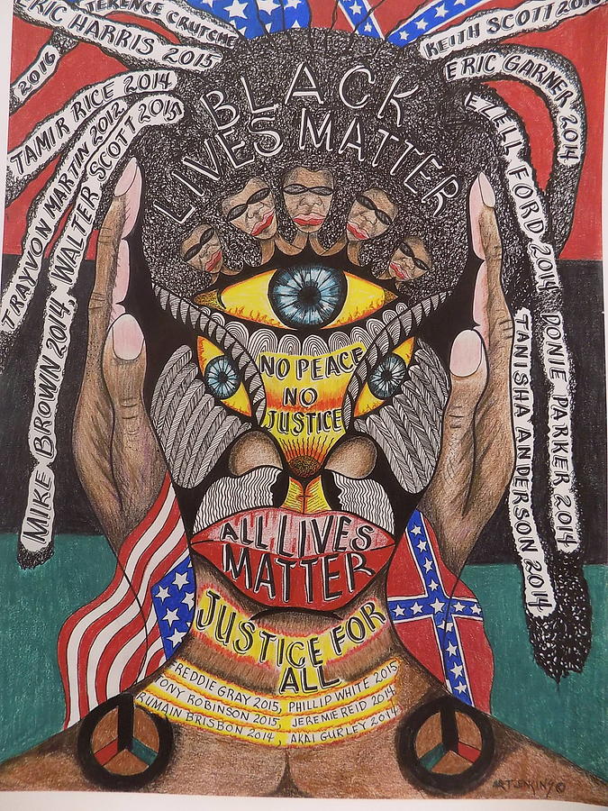 Black Lives Matter Mixed Media by Arthur Jenkins