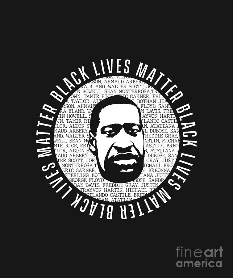Black Lives Matter George Floyd Digital Art by My Banksy