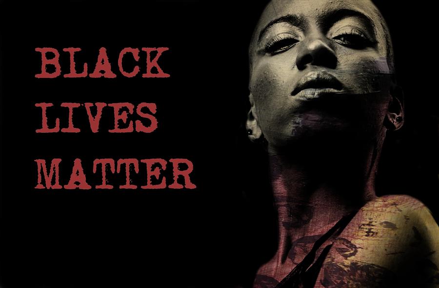Black Lives Matter Digital Art - Black Lives Matter  by Paul Lovering