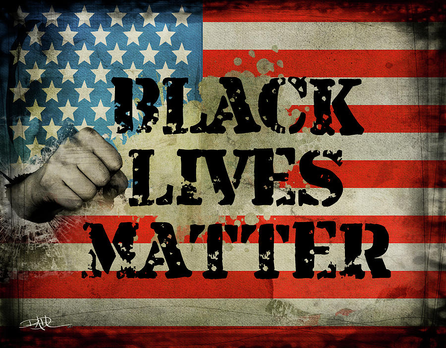 Black Lives Matter Digital Art by Ricardo Dominguez