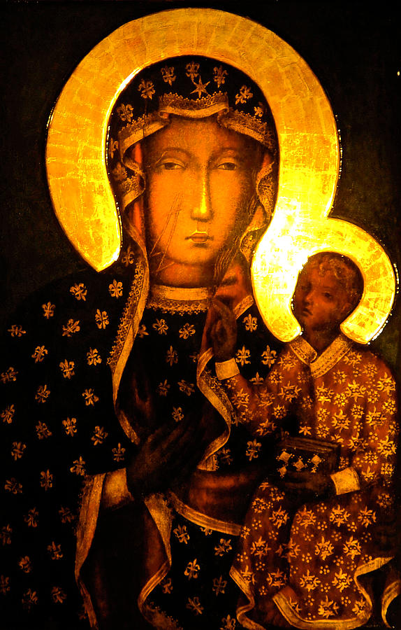 black madonna and jesus