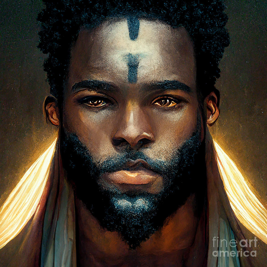 Black man as God 2 Digital Art by Kelle Hines - Fine Art America