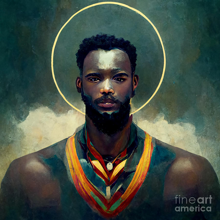 Black Man As God 4 Digital Art By Kelle Hines - Fine Art America