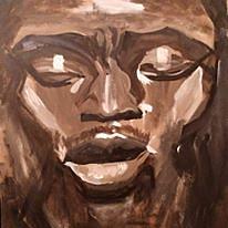 Black Man Painting by Shemika Bussey