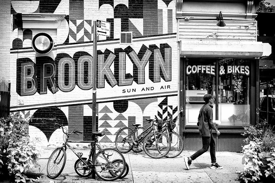 Black Manhattan Series - Brooklyn Coffee Photograph by Philippe HUGONNARD