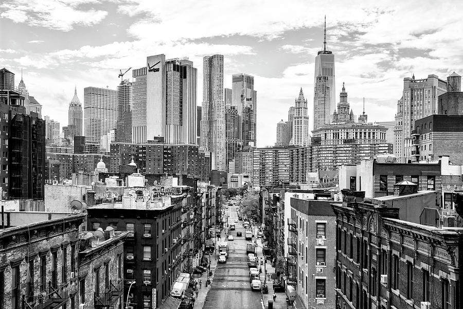 Black Manhattan Series - Financial District Photograph by Philippe HUGONNARD