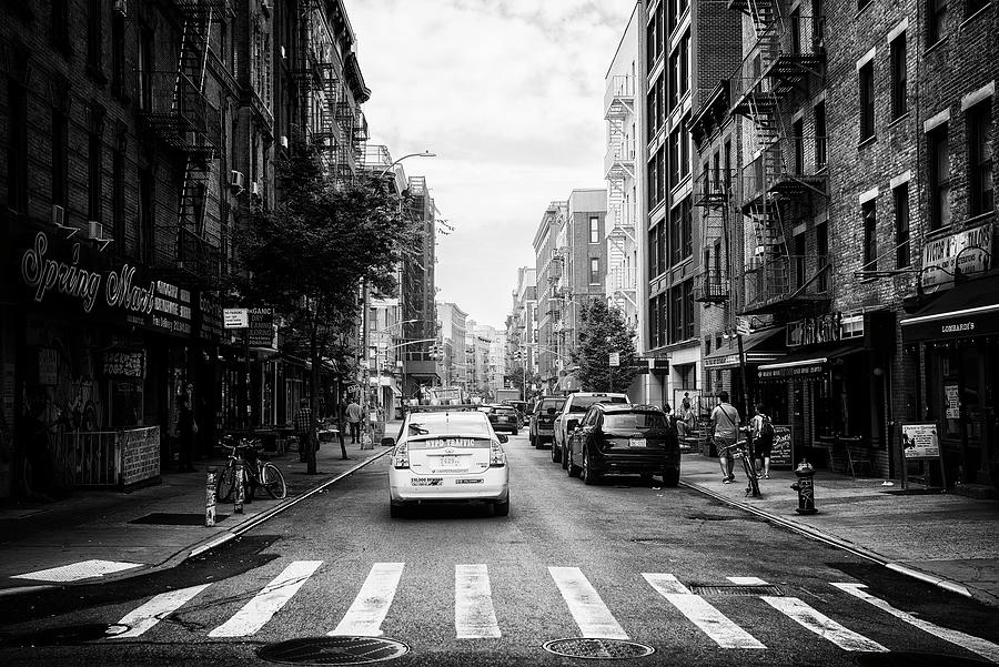 Black Manhattan Series - NYPD Traffic Photograph by Philippe HUGONNARD