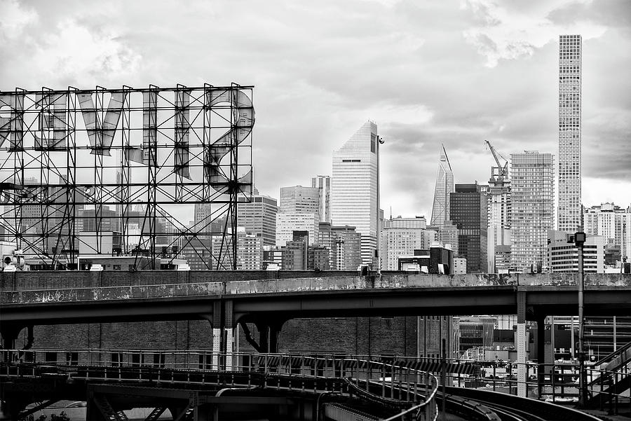 Black Manhattan Series - On Rails Photograph by Philippe HUGONNARD