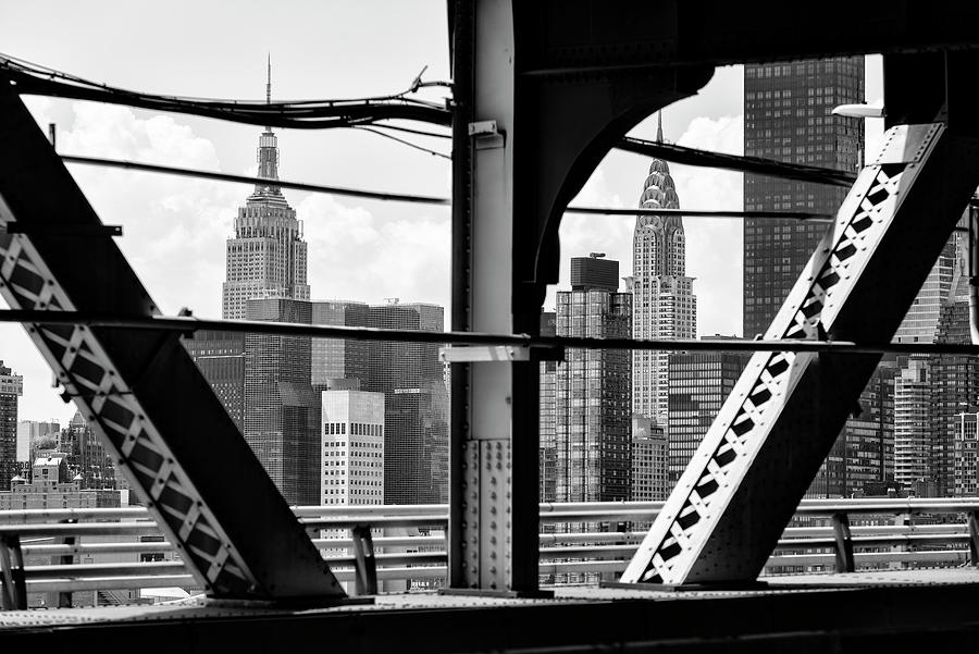 Black Manhattan Series - Skyscrapers Photograph by Philippe HUGONNARD