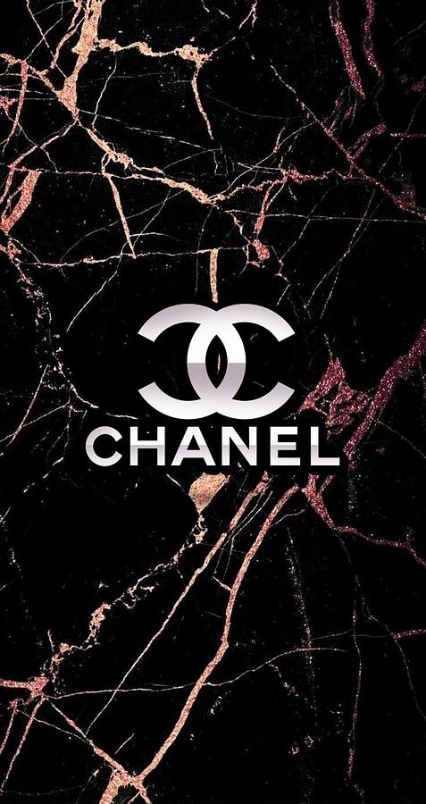 Black Marble Tapestry - Textile by Chanel