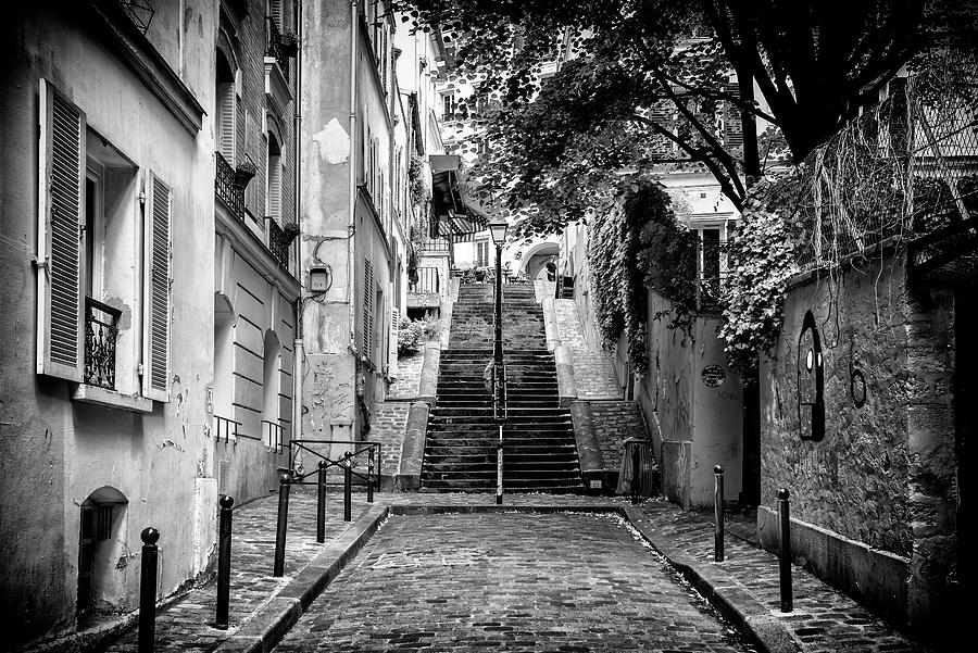 Black Montmartre Series - Montmartre Secret Photograph by Philippe HUGONNARD