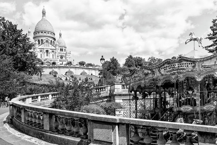 Black Montmartre Series - Weekend in Paris Photograph by Philippe HUGONNARD