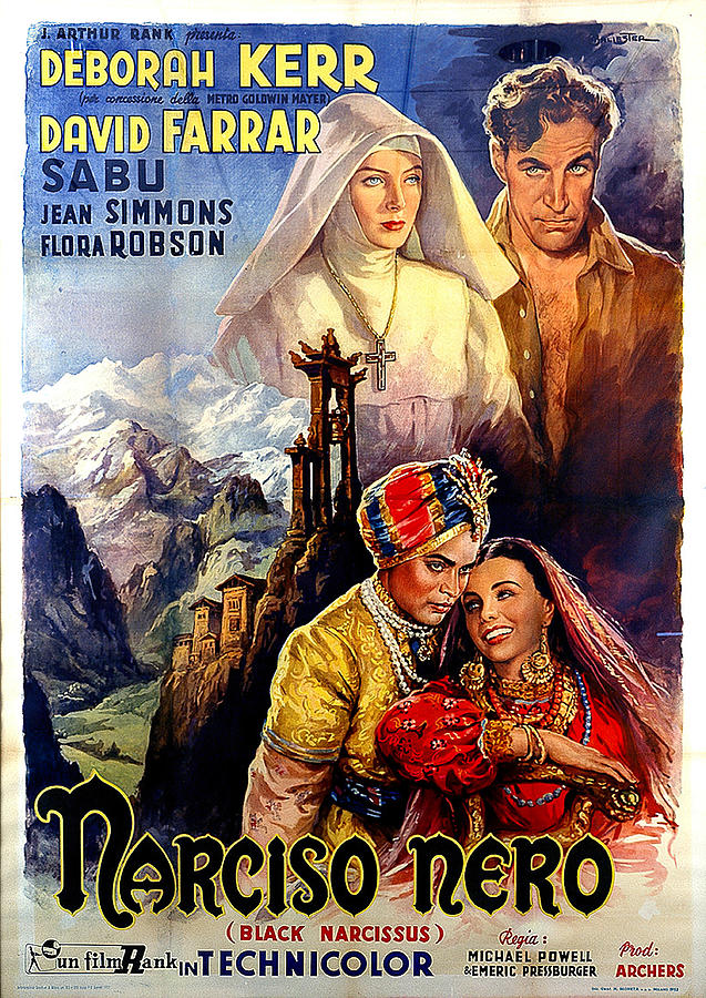 Black Narcissus, 1947 - art by Anselmo Ballester Mixed Media by Movie World Posters