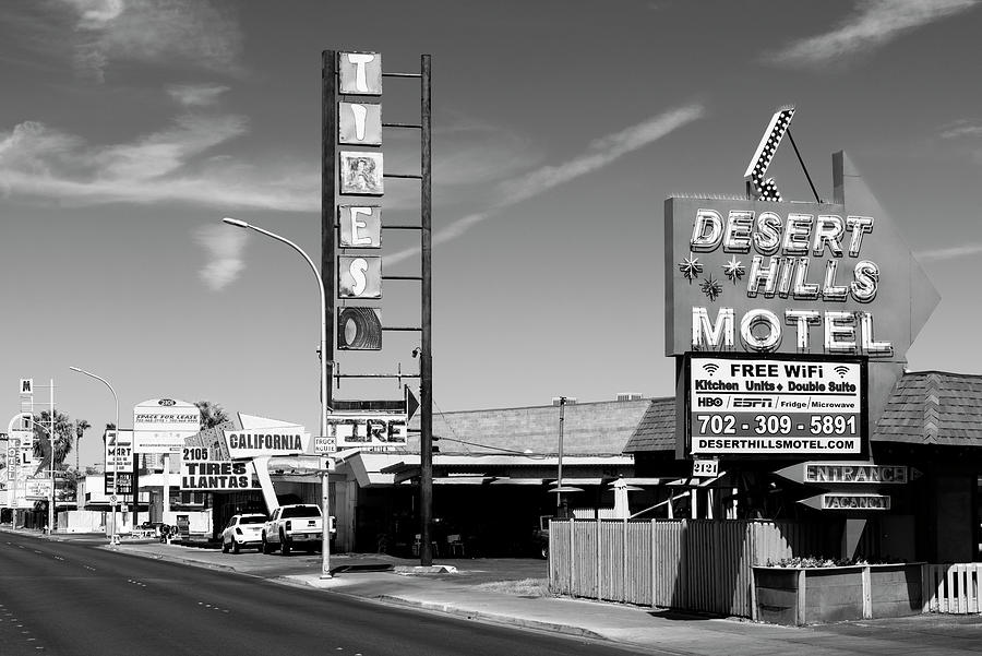 Black Nevada Series - Old Las Vegas Photograph by Philippe HUGONNARD