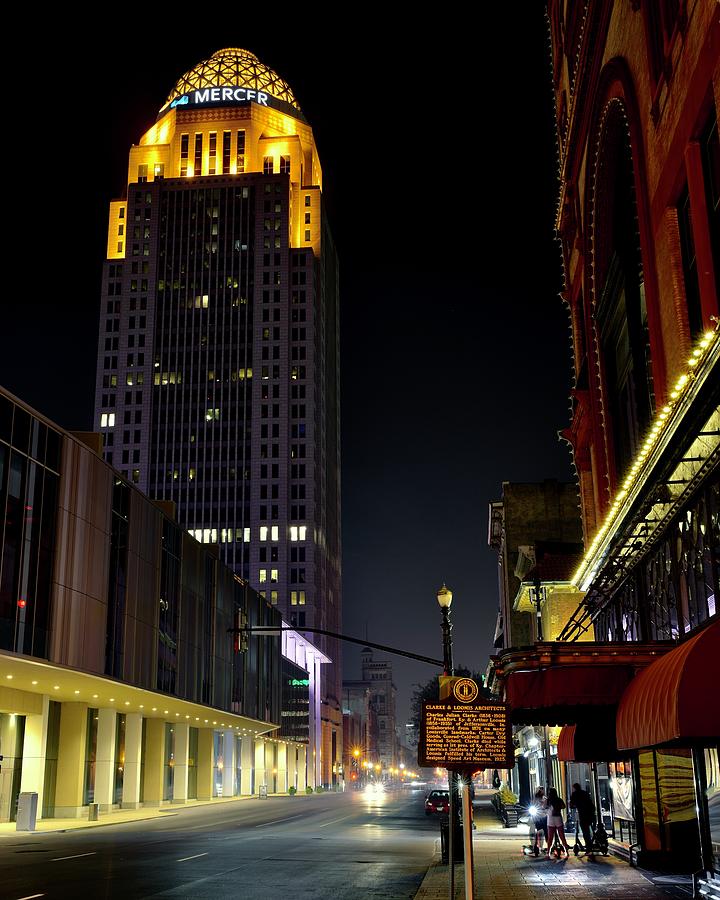 Black Night in Louisville 2021 Photograph by Frozen in Time Fine Art ...