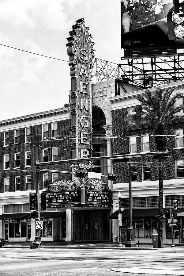 Black NOLA Series - New Orleans Theatre Photograph by Philippe HUGONNARD