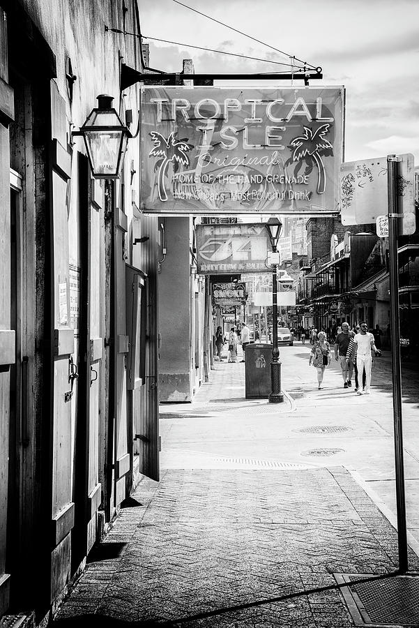 Black NOLA Series - Street Life New Orleans Photograph by Philippe HUGONNARD